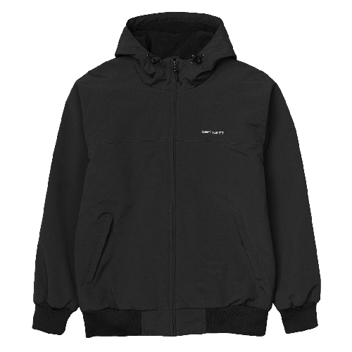 CARHARTT WIP HOODED SAIL JACKET black white