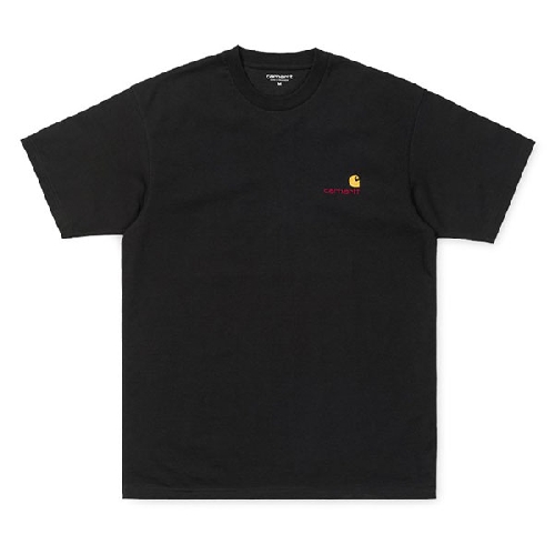 CARHARTT WIP AMERICAN SCRIPT TSHIRT black