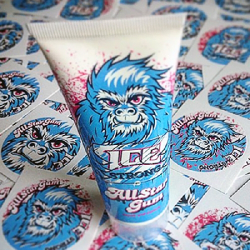 ALL STAR GUM YETI ICE STRONG 75ml transparent