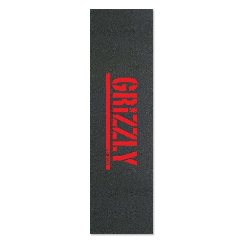 GRIZZLY GRIP STAMP PRINT red 9 x 33