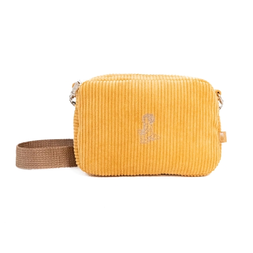 EMENTA SB FLUFFY BABY CORDUROY BAG Yellow