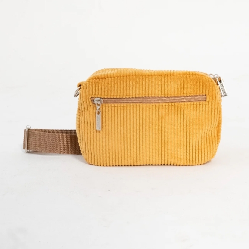 EMENTA SB FLUFFY BABY CORDUROY BAG Yellow