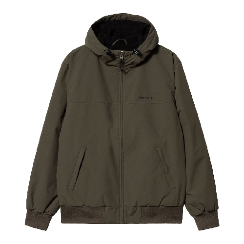 CARHARTT WIP HOODED SAIL JACKET Cypress Black