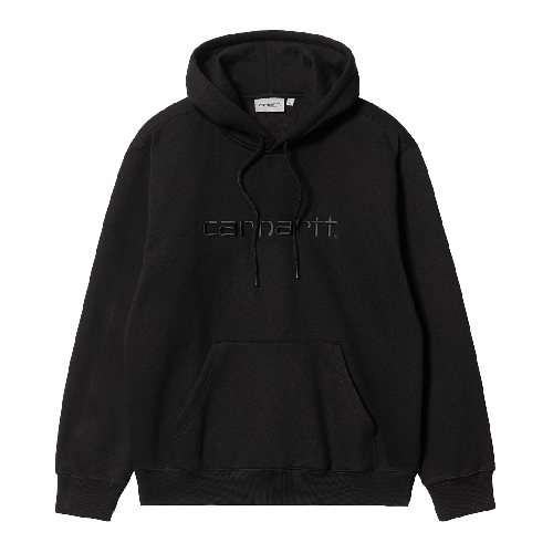 CARHARTT WIP HOODED CARHARTT SWEAT Black Black