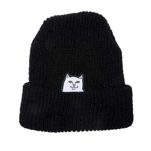 Ripndip LORD NERMAL RIBBED BEANIE black