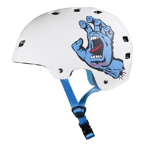 BULLET HELMET SCREAMING HAND white