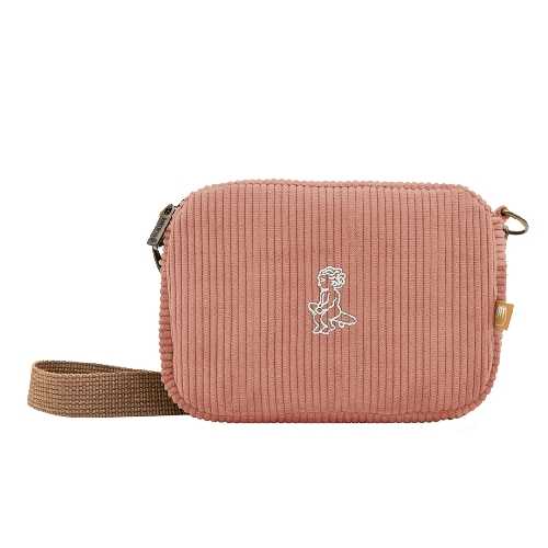 EMENTA SB FLUFFY BABY CORD BAG Salmon