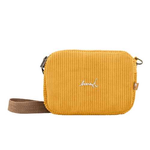 EMENTA SB FLUFFY SIGNATURE CORD BAG Yellow