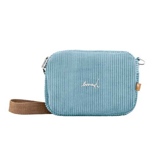 EMENTA SB FLUFFY SIGNATURE CORD BAG Sky Blue