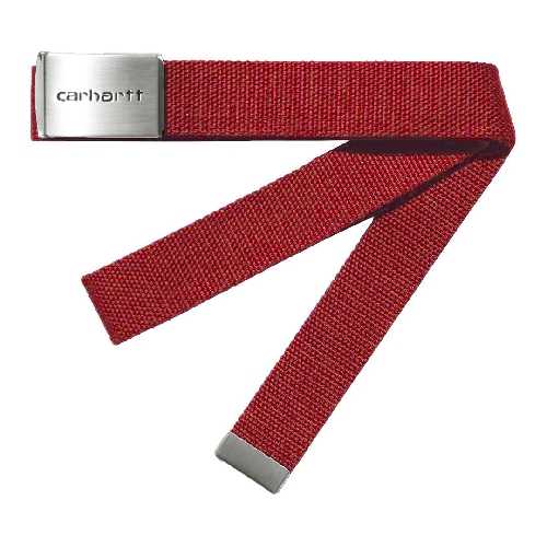 CARHARTT WIP CLIP BELT CHROME Tuscany 