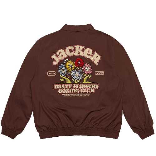 JACKER FIGHT FLOWER JACKET Brown