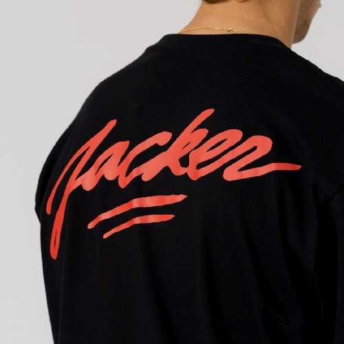 JACKER BLACK TRADE TEE Black