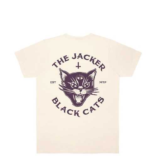JACKER BLACK CATS TEE Beige