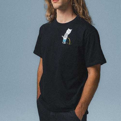 Ripndip POTTY POCKET TEE Black