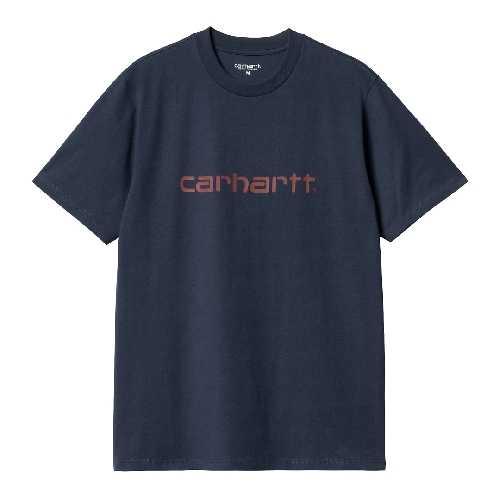 CARHARTT WIP SCRIPT TSHIRT Air Force Blue Malbec