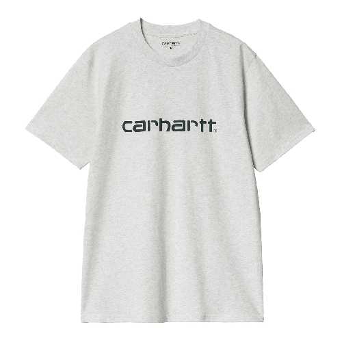 CARHARTT WIP SCRIPT TSHIRT Ash Heather Duck Blue