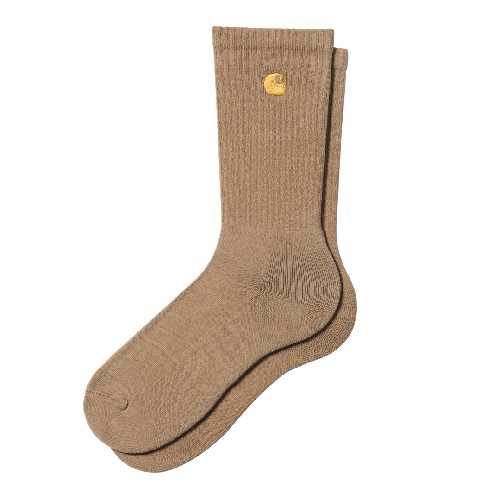 CARHARTT WIP CHASE SOCKS Peanut gold