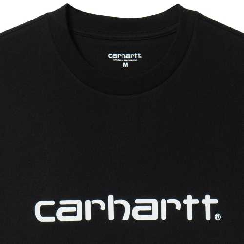 CARHARTT WIP SCRIPT TSHIRT Black White