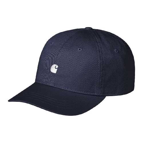 CARHARTT WIP MADISON LOGO CAP Air Force Blue White