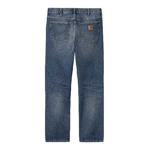 CARHARTT WIP MARLOW PANT Blue dark used wash