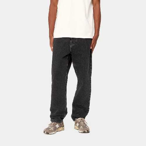 CARHARTT WIP NEWEL PANT Black stone washed