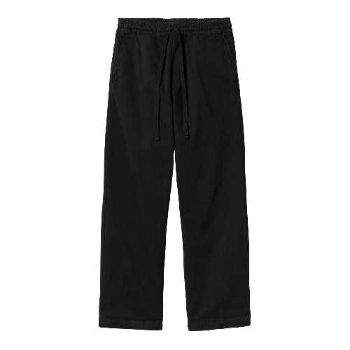 CARHARTT WIP FLOYDE PANT black garment dyed