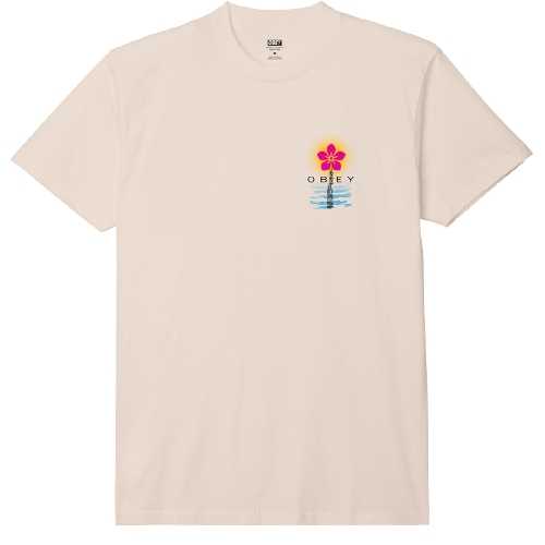 OBEY ELEVATED POWER TEE Cream