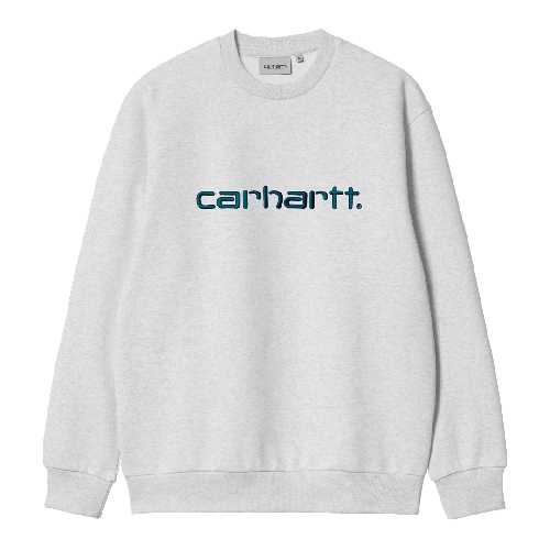 CARHARTT WIP CARHARTT SWEAT Ash Heather Duck Blue