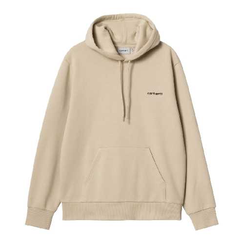 CARHARTT WIP HOODED SCRIPT EMBROIDERY SWEAT Wall Black