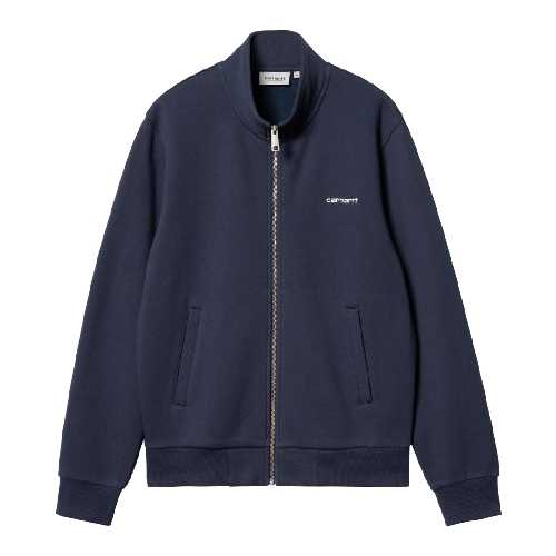 CARHARTT WIP SCRIPT EMBROIDERY JACKET Air Force Blue White 