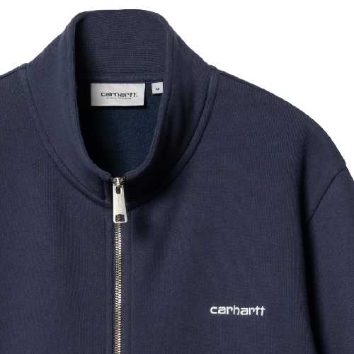 CARHARTT WIP SCRIPT EMBROIDERY JACKET Air Force Blue White 