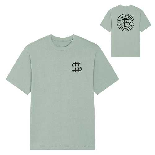 BAMBOO ROUND LOGO TEE aloe