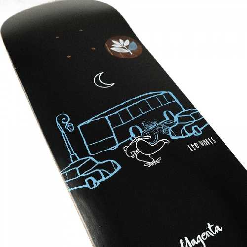 MAGENTA LEO VALLS SOLSTICE DECK 8.25