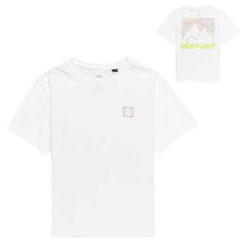 ELEMENT JOINT SCRIBBLE SS YOUTH TEE Optic White