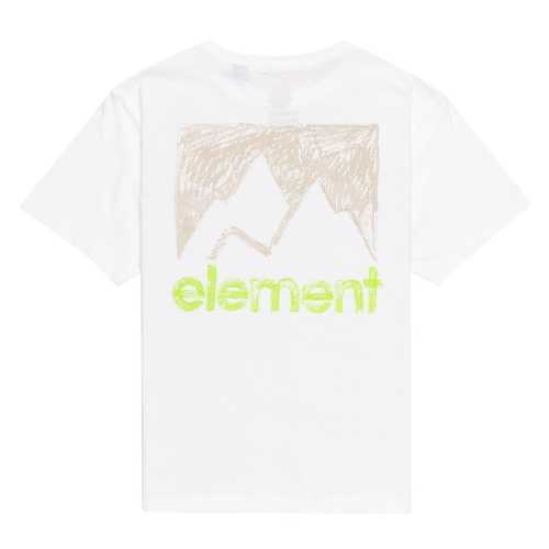 ELEMENT JOINT SCRIBBLE SS YOUTH TEE Optic White