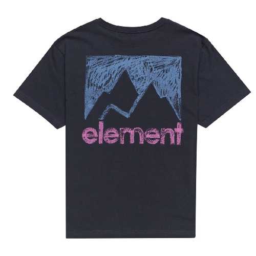 ELEMENT JOINT SCRIBBLE SS YOUTH TEE Blue Nights