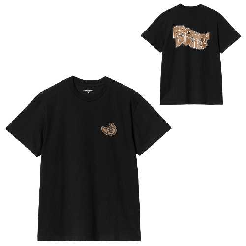 CARHARTT WIP BROWN DUCKS TSHIRT Black