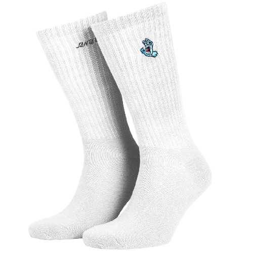 SANTA CRUZ SCREAMING MINI HAND SOCK White