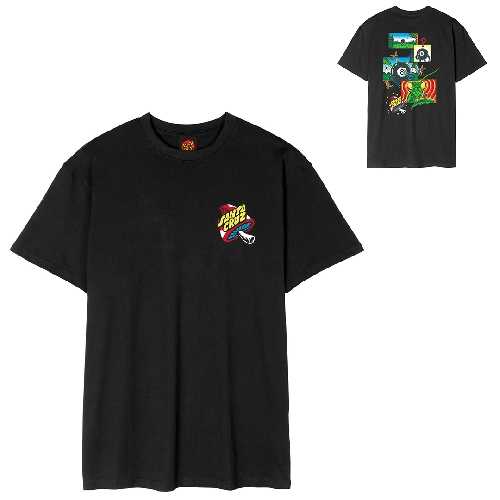 SANTA CRUZ WINKOWSKI 8BALLR COMIC TEE Black