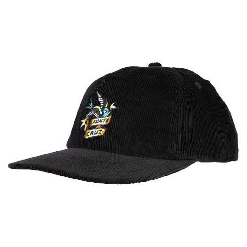 SANTA CRUZ SOMMER SPARROW CORD CAP Black