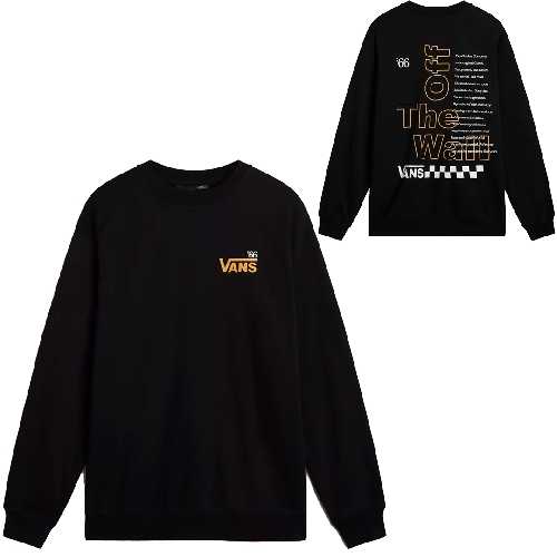 VANS POSTED LOOSE CREW Black