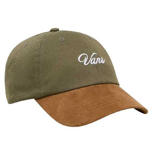 VANS SCRIPT CURVED BILL JOCKEY CAP Loden Green