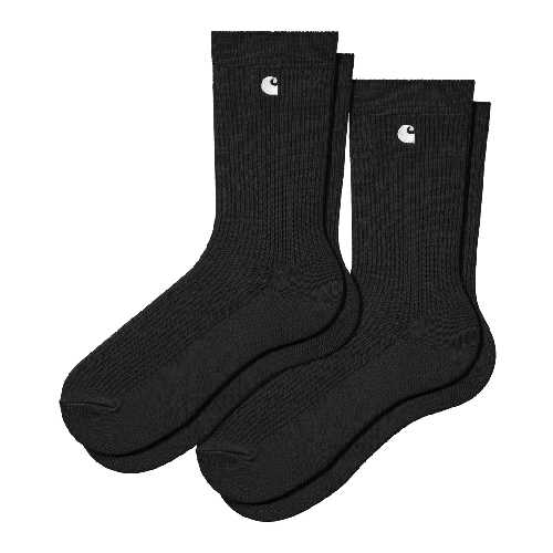 CARHARTT WIP MADISON PACK SOCKS Black White