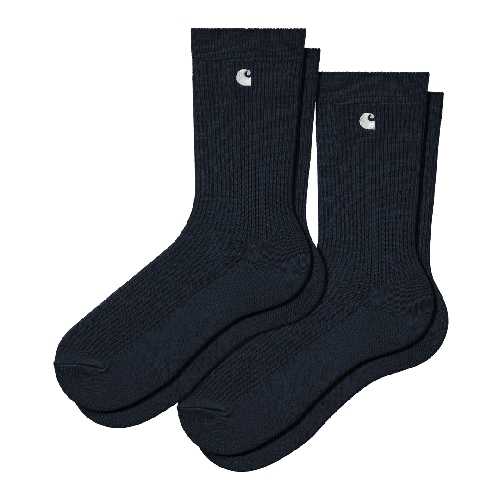 CARHARTT WIP MADISON PACK SOCKS Dark Navy White