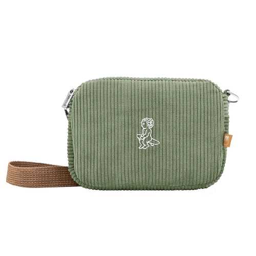 EMENTA SB FLUFFY BABY CORDUROY BAG Green