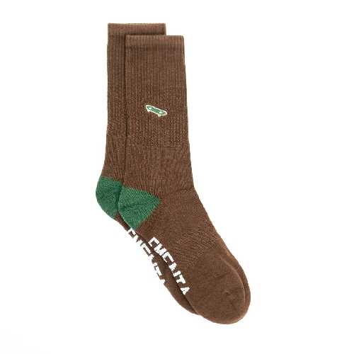 EMENTA SB NOT ALONE PATCH SOCK Brown