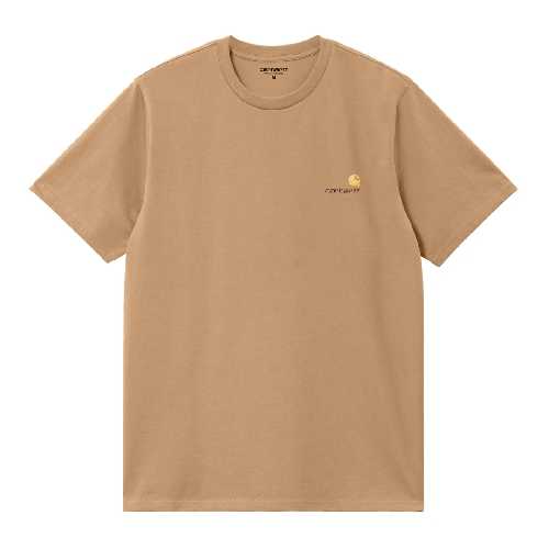 CARHARTT WIP AMERICAN SCRIPT TSHIRT Peanut