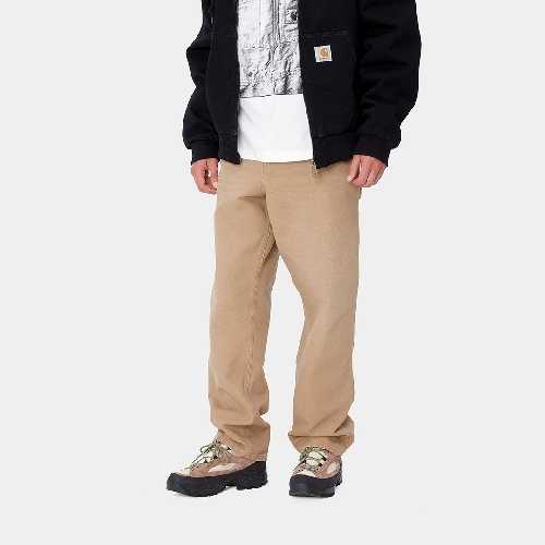 CARHARTT WIP SINGLE KNEE PANT Peanut aged canvas