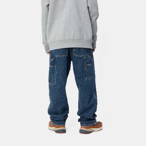 CARHARTT WIP SINGLE KNEE PANT Blue stone washed