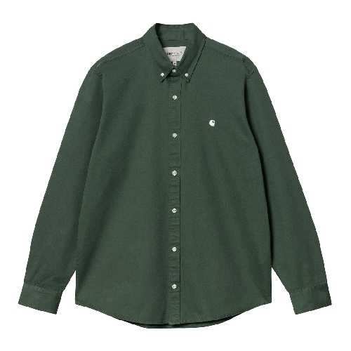 CARHARTT WIP MADISON LS SHIRT Sycamore Tree Wax